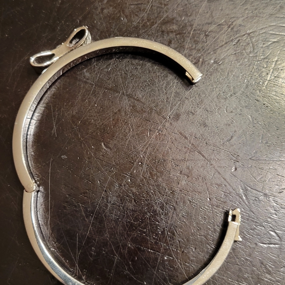 Kate Spade Silver Bow Bracelet